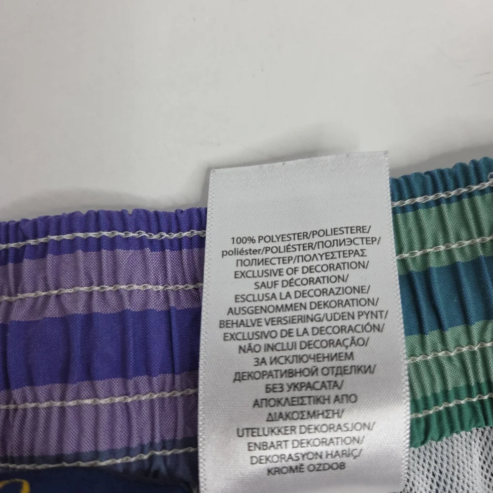Ralph Lauren Men's Classic Plaid Swim Trunks Size Large